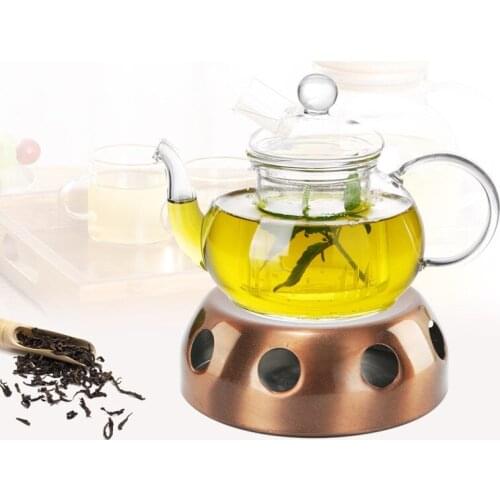 Warmer Tea Holder Stainless Steel Teapot Heating Candle Base Warm Tea Heater Stove Coffee Tea Hot Pot Warmer Stand Tea Stove