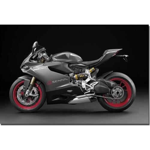 Ducati 1199 Panigale S Super Motorcycle Poster Canvas Painting Decoration Wall Art Picture for Living Room