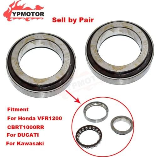 Motorcycle Head Steering Stem Roller Bearing For Honda VFR1200 CBR1000RR Ducati Monster 1200 M796 Superbike 1199 848 4S Kawasaki