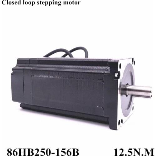 86 Hybird Closed loop stepper motor 86HB250-156B 12.5N.m Nema 34 6A 2 phase closed-loop stepping motor