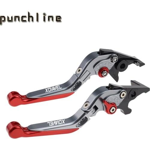 LOGO XDiavel For DUCATI Diavel/Carbon/XDiavel/S 2011-2017 Motorcycle Folding Extendable Brake Clutch Levers