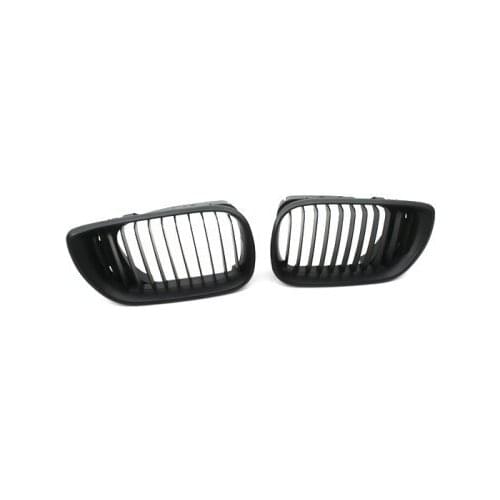 Replacement Euro Style Matte Black Front Grille For BMW E46 02-05 facelifted 4DR 3 Series