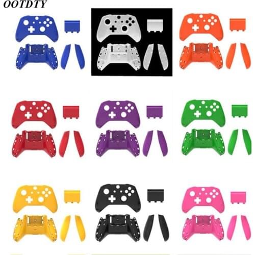 Replacement Back Shell For Xbox One Slim Matte Replace Side Grips Battery Cover