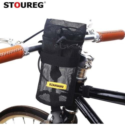 Drawstring Bicycle Handlebar Bag,MTB Bike Kettle Bag,Cycling Water Bottle Pouch,Riding Bike Handlebar Bag Bicycle Accessories