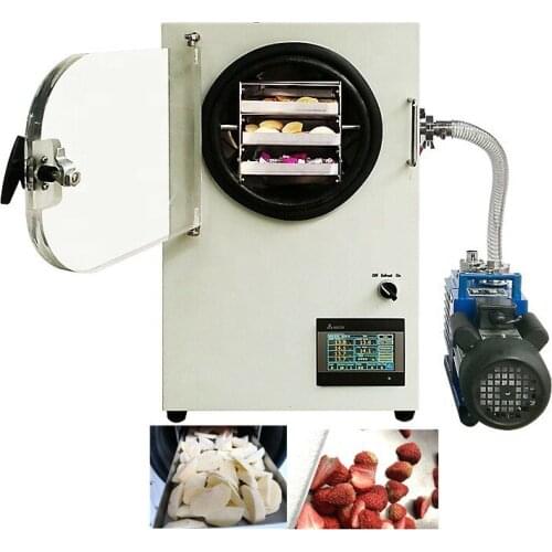 6-8kg Vacuum Freeze Drying Dried Machines Fruit Food Mini Vegetables Freezer Dryer for Sale