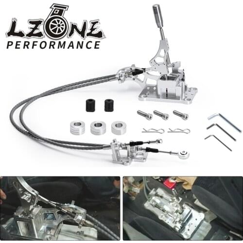 Shifter Box Shifter Cables With Trans Bracket Shift Linkage For RSX K20 K20A K24 K Series EG EK DC2 Race Type-S K-Swap Vehicles