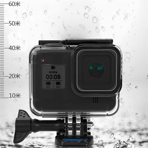 IP68 Waterproof Housing Cover Protective Case for GoPro Hero 8 Black Action Camera