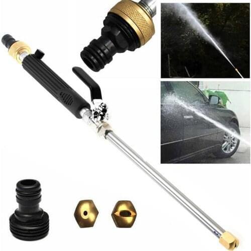 Car Washer Water Gun Garden Hose Nozzle Water Spray Adjustable High Pressure Power Washer For Plant Flower Household Cleaning