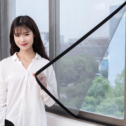 Paste Type Window Screening Breathable Can Be Customized Anti-mosquito Window Screen Summer Can Be Washable Window Screen Mesh