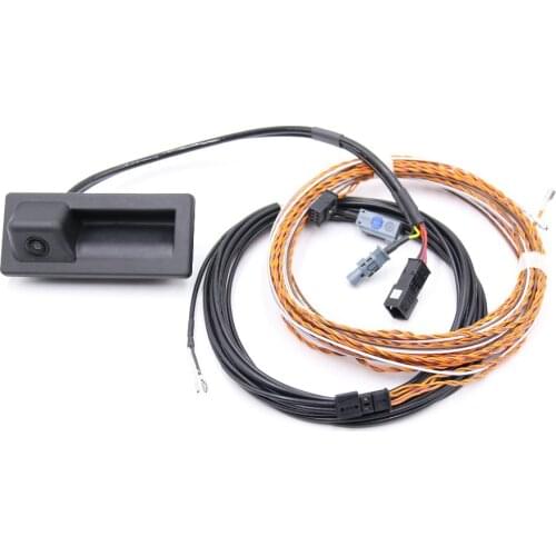 Rear View Trunk handle Camera with Highline Guidance Line Wiring harness FOR Skoda Octavia MK3 SUPERB MK3