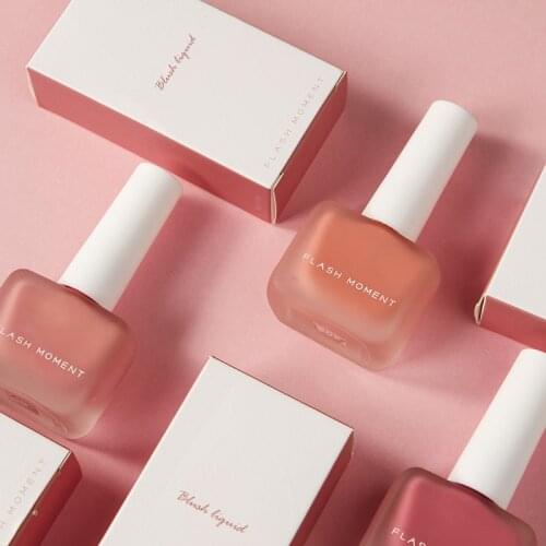 1Pcs Liquid Blush Bright Skin Matte Face Contour Brightens Shadow Matte Natural Cosmetics Cheek Blusher Cream Makeup TSLM1