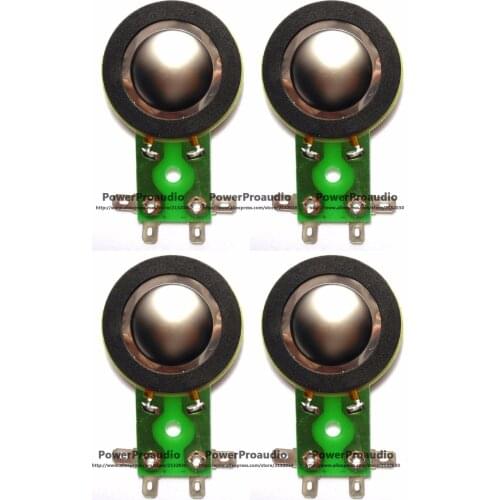 4pcs Diaphragm Horn Tweeter for TAPCO, MACKIE THUMP 6912, 6925 , 8 ohm - Titanium