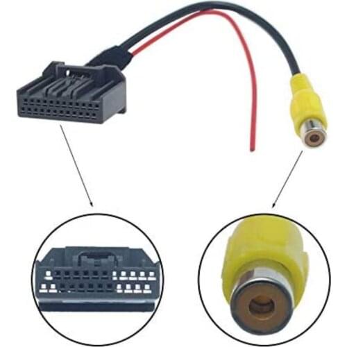 Auto Parking Rear Camera Video Plug RCA Reversing Cable Adapter forHonda Crider 2013-2015 Navigation DVD