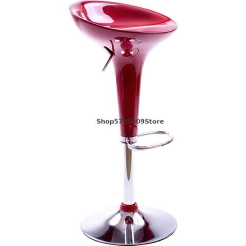 Bar Chair Bar Chair Simple Modern High Foot Front Desk Lift Back Chair Household Rotary Mobile Phone Shop Stool