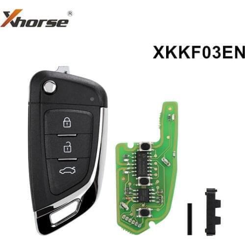 Xhorse XKKF03EN 3 Buttons Universal Wire Remote Key Fob Knife Style for VVDI Key Tool VVDI2