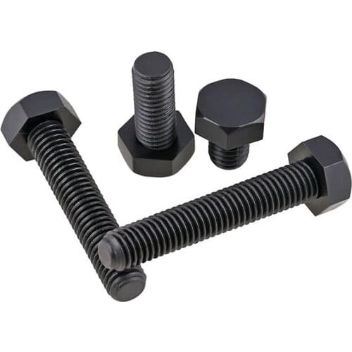 Black plastic screw nylon outer hexagon insulated bolt plastic screw m3m4m5m6 ~ M12，100 in a bag