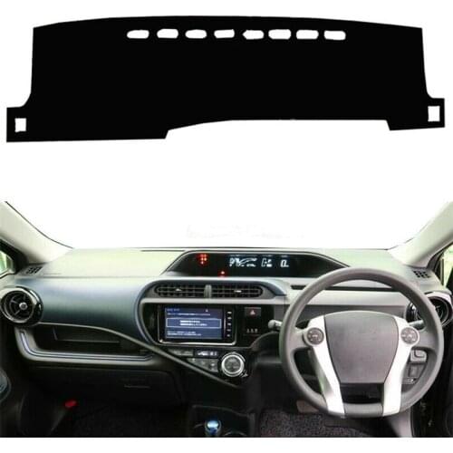 For Toyota Aqua Prius C 2011-2017 2018 2019 Car Dashboard Cover Mat Pad Dash Board Sun Shade Instrument Cover Carpet Accessories