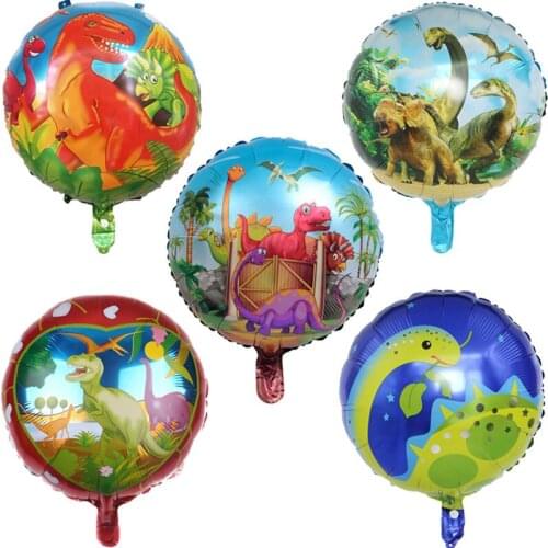 New 1PC Jurassic Park Story Dinosaur Balloon Aluminum foil Helium balloons birthday party decorations kids toy Supplies
