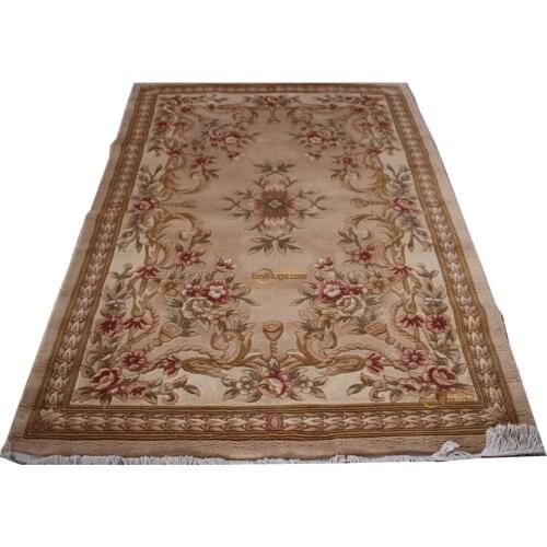 Carpet machine Antique Savonnerie Carpet Handwoven Wool Carpets New Listing Rectangle Carpet Traditional Wool Knitting 3d carpet