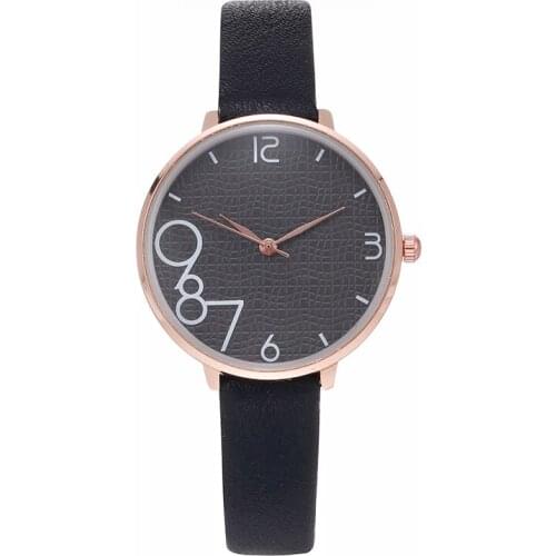 Fashion Casual Analog Quartz Wrist Watch for women Stylish Simple Ladies Watches black Female Models Bracelet watch reloj mujer