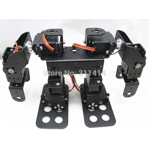 1set 8DOF Humanoid Biped Robotic Educational Robot Mount Kit With Metal Servo Horn For Robot Arduino DIY