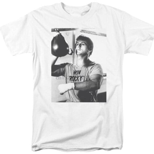 Rocky Balboa Movie Photo Punching Bag T-Shirt All Sizes Cotton Tee Shirt M Xl 2xl 69xl