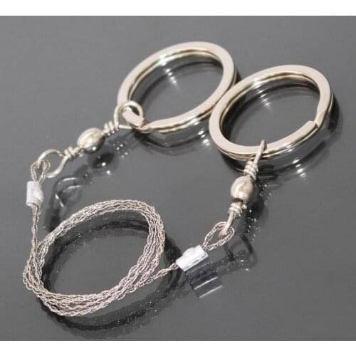 Manual Hand Steel Rope Chain Saw Camping Hiking Portable Emergency Survival Gear Steel Wire Kits Travel Tools