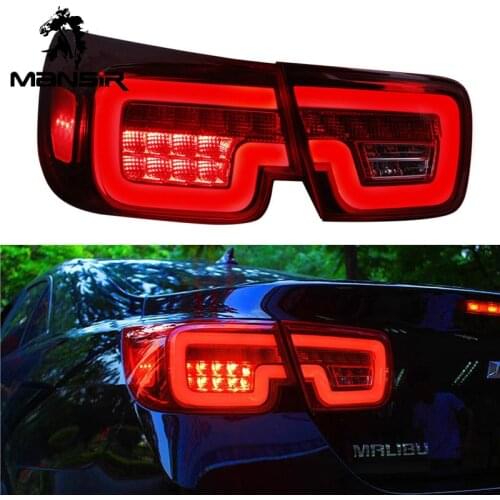 LED Car Taillight Tail Lamp Brake Reversing Reverse Rear Fog Light For Chevrolet Malibu 2012 2013 2014 2015 Turn Signal Reverse