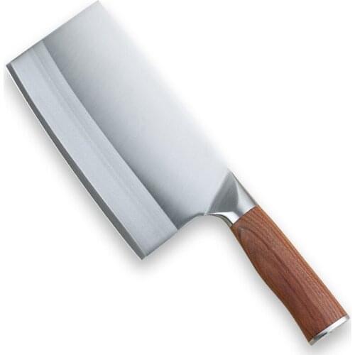 Three steel Chinese sliced knife solid wood handle knife chefs knife