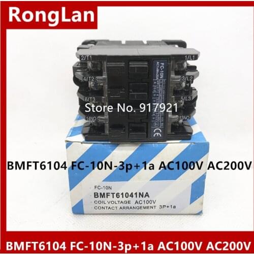 [ZOB] The original Japanese original original BMFT6104 FC-10N-3p+1a contactor 110VAC --2pcs/lot