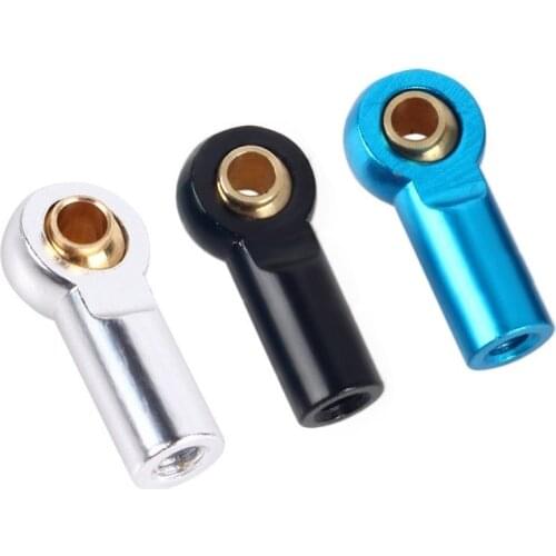10Pcs Metal M3 Link Tie Rod End Ball Joint for 1/10 RC Car Crawler AXIAL SCX10 D90 D110 Tamiya CC01