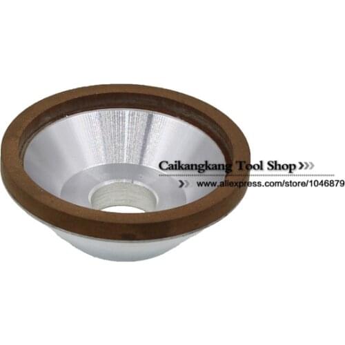 75% BW 75*20*28*5*3 Diamond Grinding Wheel Cup grinding Bowl-shaped for Tungsten Steel Milling Cutter Tool Sharpener Grinder