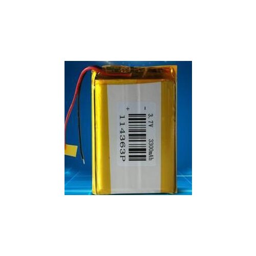 Free shipping 1pcs 3.7V 114363 3300mAh polymer lithium battery li-ion rechargeable battery Rechargeable batteries