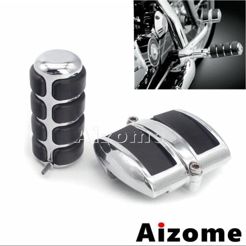 Motorcycle Gear Shift Lever Peg Brake Pedal Cover For Harley Dyna Sportster XL Yamaha V-Star 650 950 XVS V-Max V-Star 1100 1300