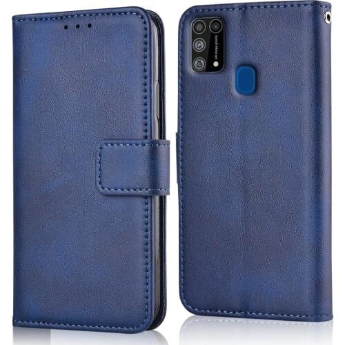 Leather Flip Case on For Samsung Galaxy M31 M 31 2020 Case for Samsung M21 M 21 Cover Back Case