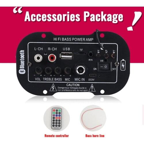 DC12V 24V Micro USB FM AUX 3.5MM TF Radio MP3 Decoder Audio Board For USB TF Remote Control Car Music Player Speaker Fascias