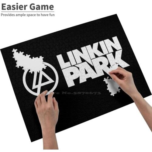 Logo Band Jigsaw Puzzle Puzzles For Adults Release Pressure Kids Games Toys Band Music Chester Alternatif Mike Sinoda Hybrid