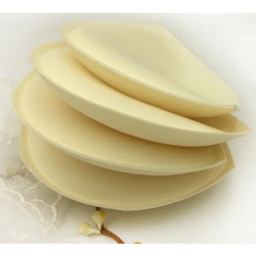 10 pairs small size thick high quality swimsuit pads sponge chest lift bra pads cups insert accessory in skin color