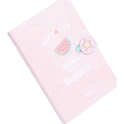 Checkered girl suit literary notebook creative university birthday notebook