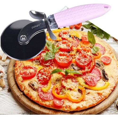 Pizza Wheel Knife Pizza Crispy Round Knife Western Pizza Biscuit Cutter Baking Kithen Tools Useful Western Food Accessories
