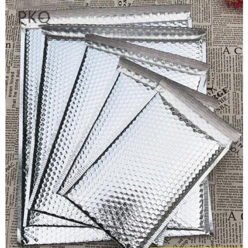 50pcs/lot large size bubble padded envelopes big foil mailing bags waterproof shipping packaging envelopes storage organizer