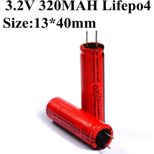 Lifepo4 HFC1340 3.2V 320mah Power Battery 3C Discharge 1430 for Model Airplane Razor RC Toy