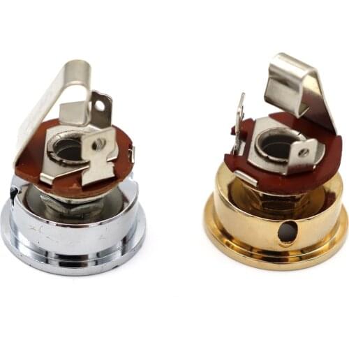 1 pcs Socket Jack Plate Cup & Electro Socket Jack for tele guitar