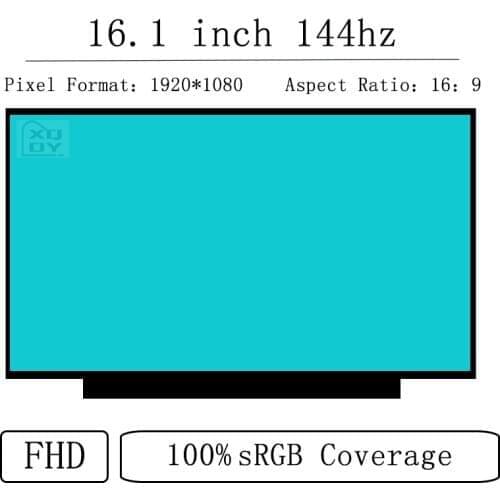 It is suitable for HP Pavilion Gaming 16 (16-A0032DX) notebook PC with 16.1-inch 144Hz LCD display screen