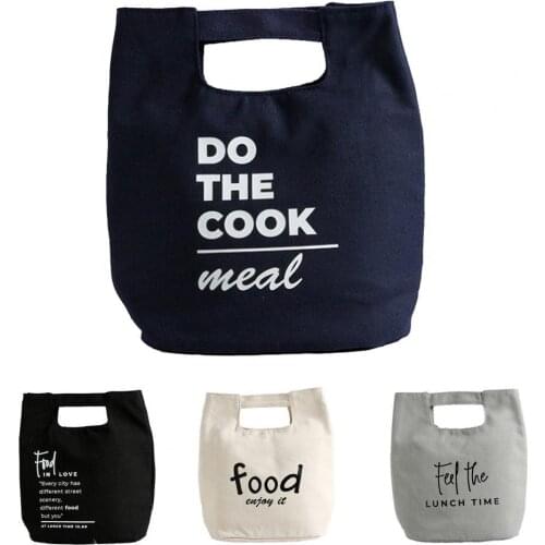 Portacle Outdoor Lunch Bags Insulated Heat Handle Design Convenient to Use Thermal Insulation Office Keep Fresh Lunch Pouch