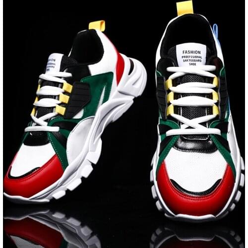 Couple casual shoes mens fashion sports shoes mens sports shoes adult trend shoes three-pedal running shoes