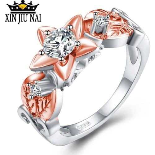 925 Silver Flower BRAIDED PAVE SILVER RING with Clear 0.5 ct CZ Authentic Twist Of Fate Stackable Twisted Ring Jewelry