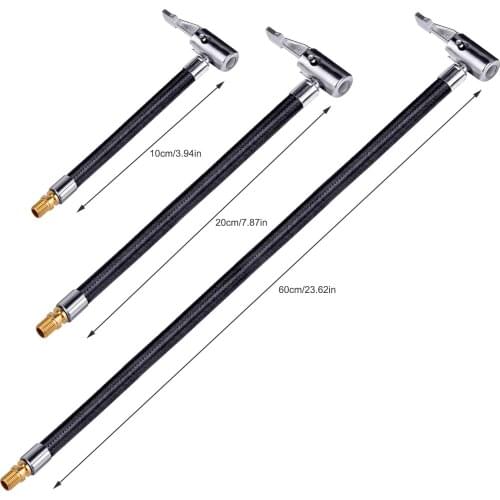 Bike Motorcycle Car Tire Air Inflator Hose Inflatable Tube Hose Tire Valve Connect Air Compressor Pump Extension Hose Adapter