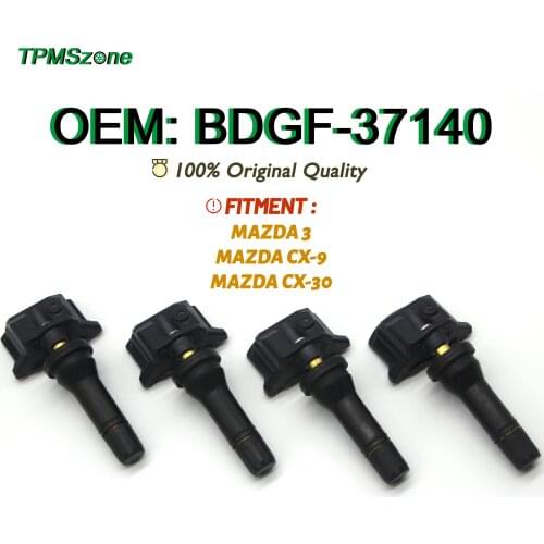 Car TPMS Tire Pressure Monitoring System Sensor BDGF-37-140 For MAZDA 3 6 CX-30 CX-9 2019 2020 315MHz BDGF37140 Tyre Air Monitor