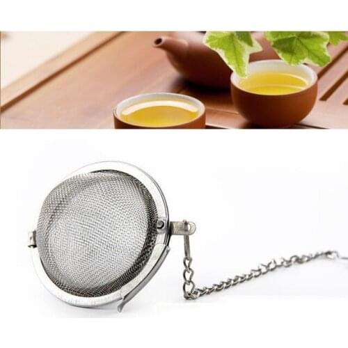 500pcs Stainless Steel Tea Pot Infuser Sphere Mesh Strainer Ball 5cm Stainless Steel